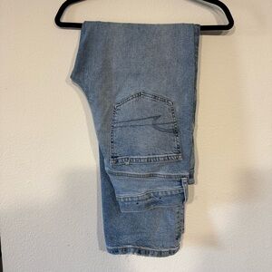 American Eagle Outfitters Strigid Low Rise Baggy Straight Jean